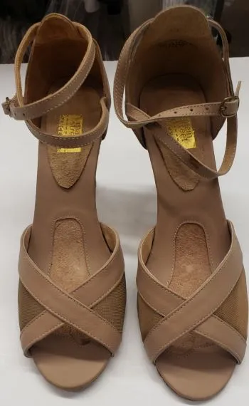 3.25" Fradel -- Women's Latin Ballroom Sandal -- Tan