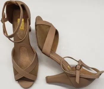 3.25" Fradel -- Women's Latin Ballroom Sandal -- Tan