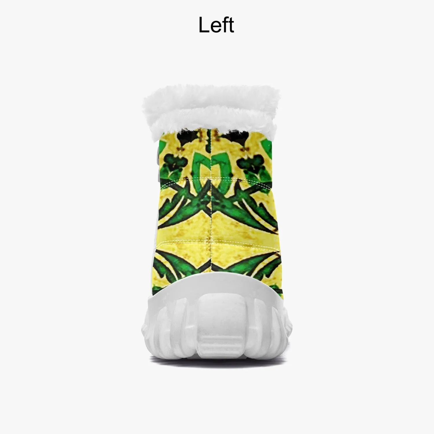 446. Cotton-pad Fur Zipper Up Boots