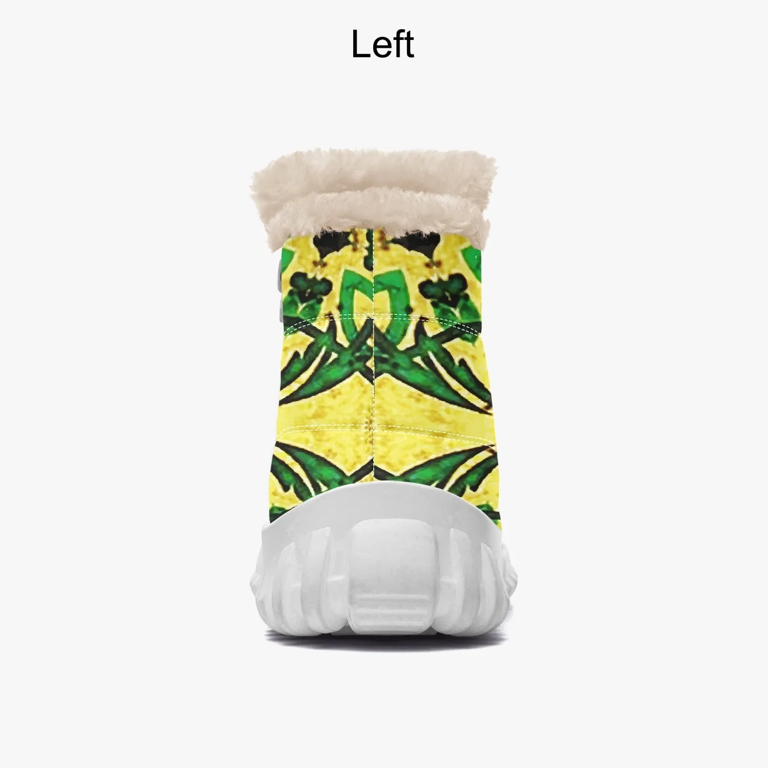 446. Cotton-pad Fur Zipper Up Boots