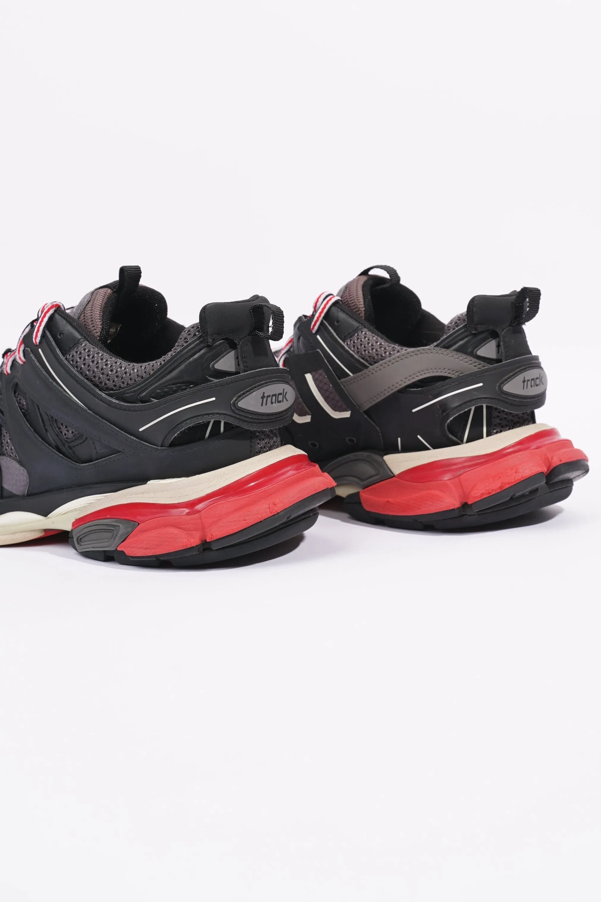 Balenciaga Mens Track Black / Grey / Red EU 41 / UK 7