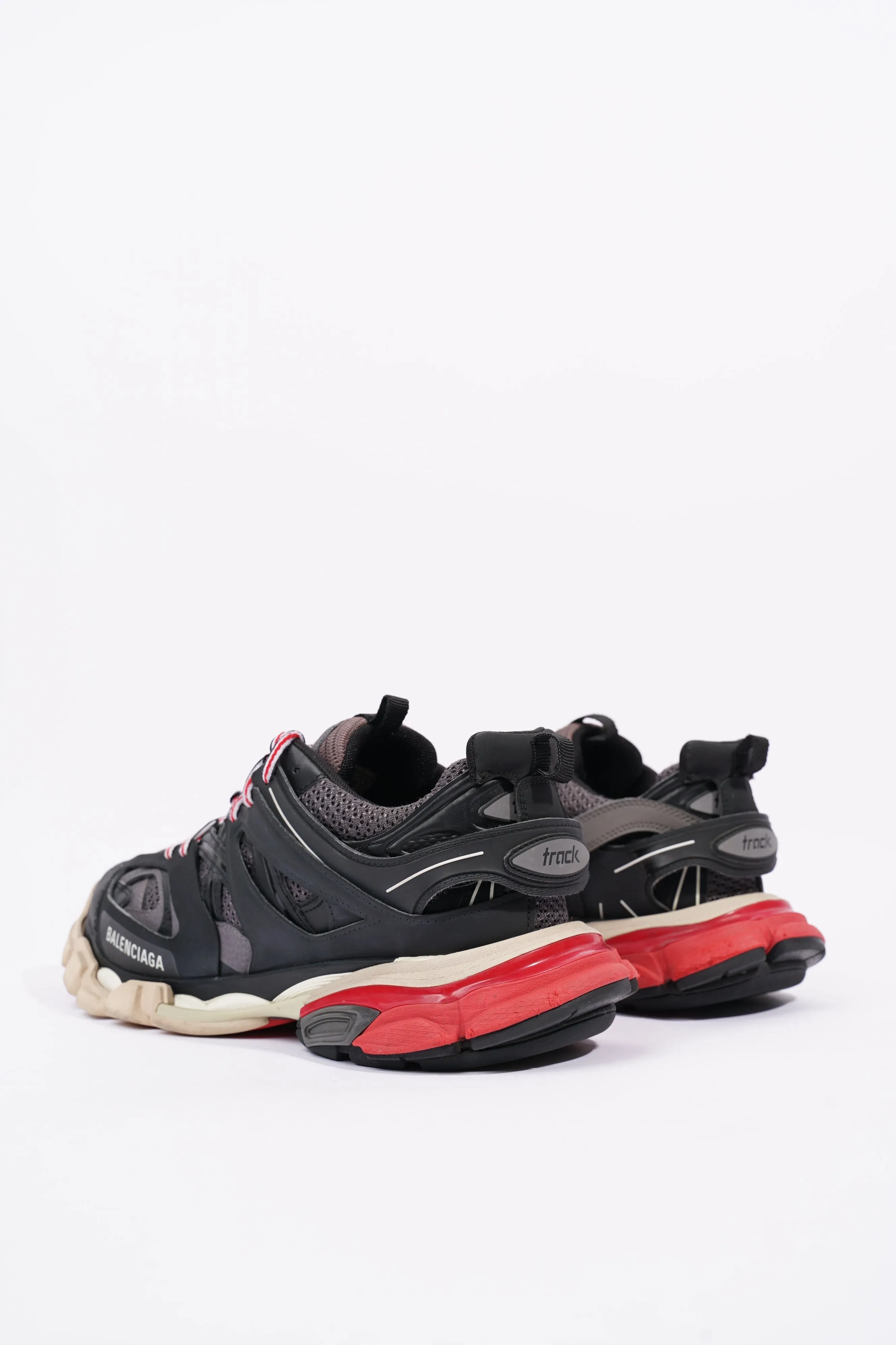 Balenciaga Mens Track Black / Grey / Red EU 41 / UK 7