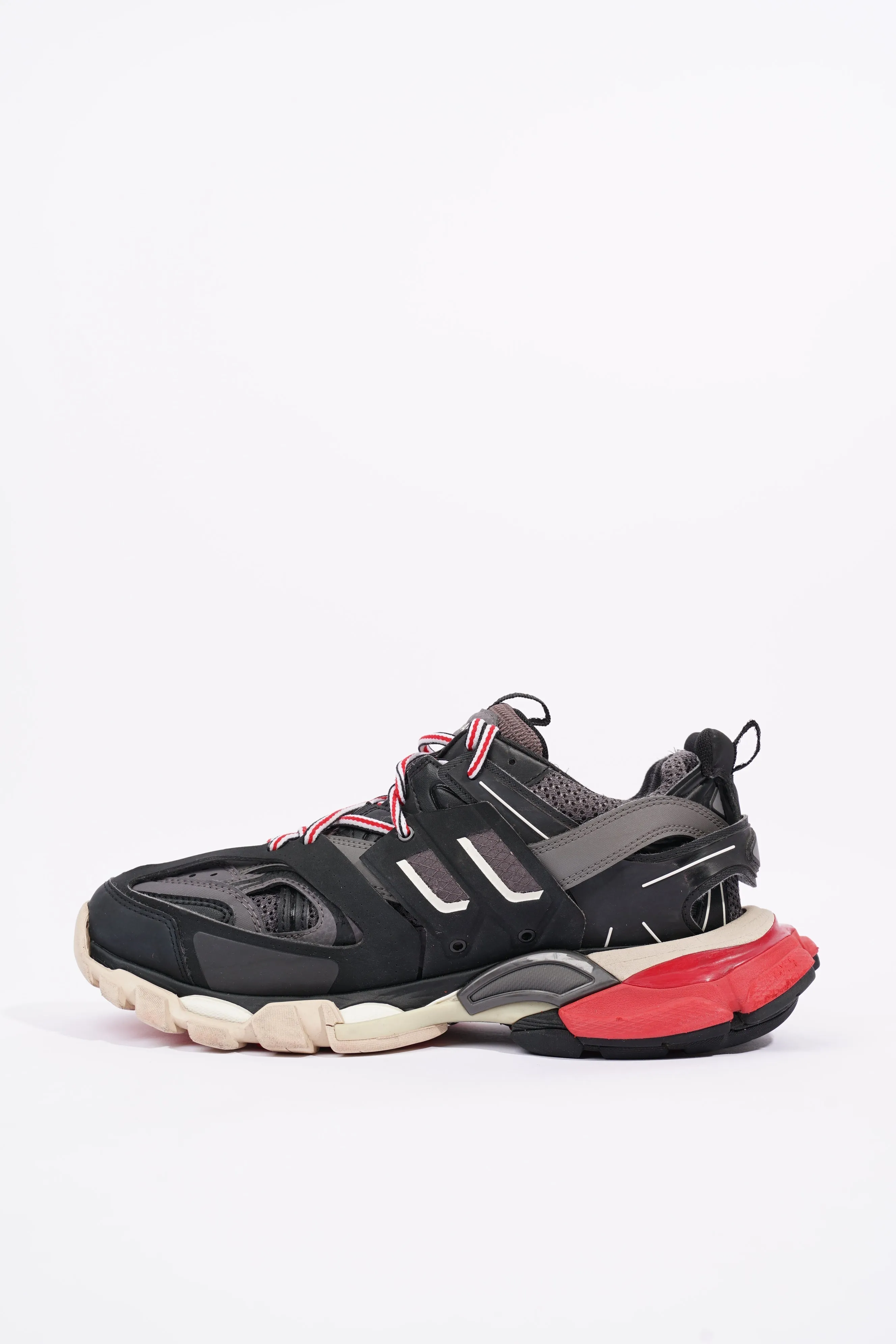 Balenciaga Mens Track Black / Grey / Red EU 41 / UK 7