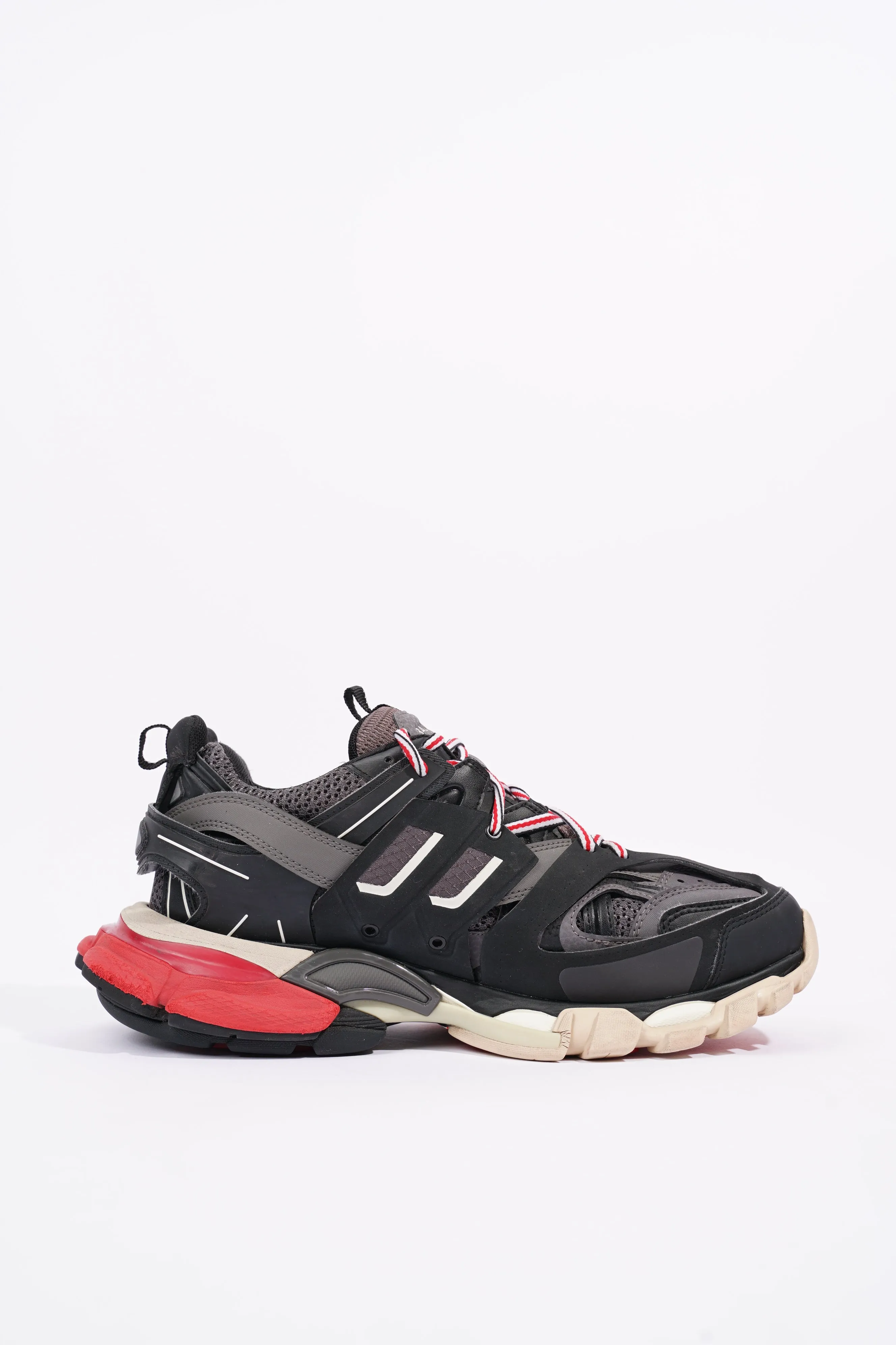 Balenciaga Mens Track Black / Grey / Red EU 41 / UK 7