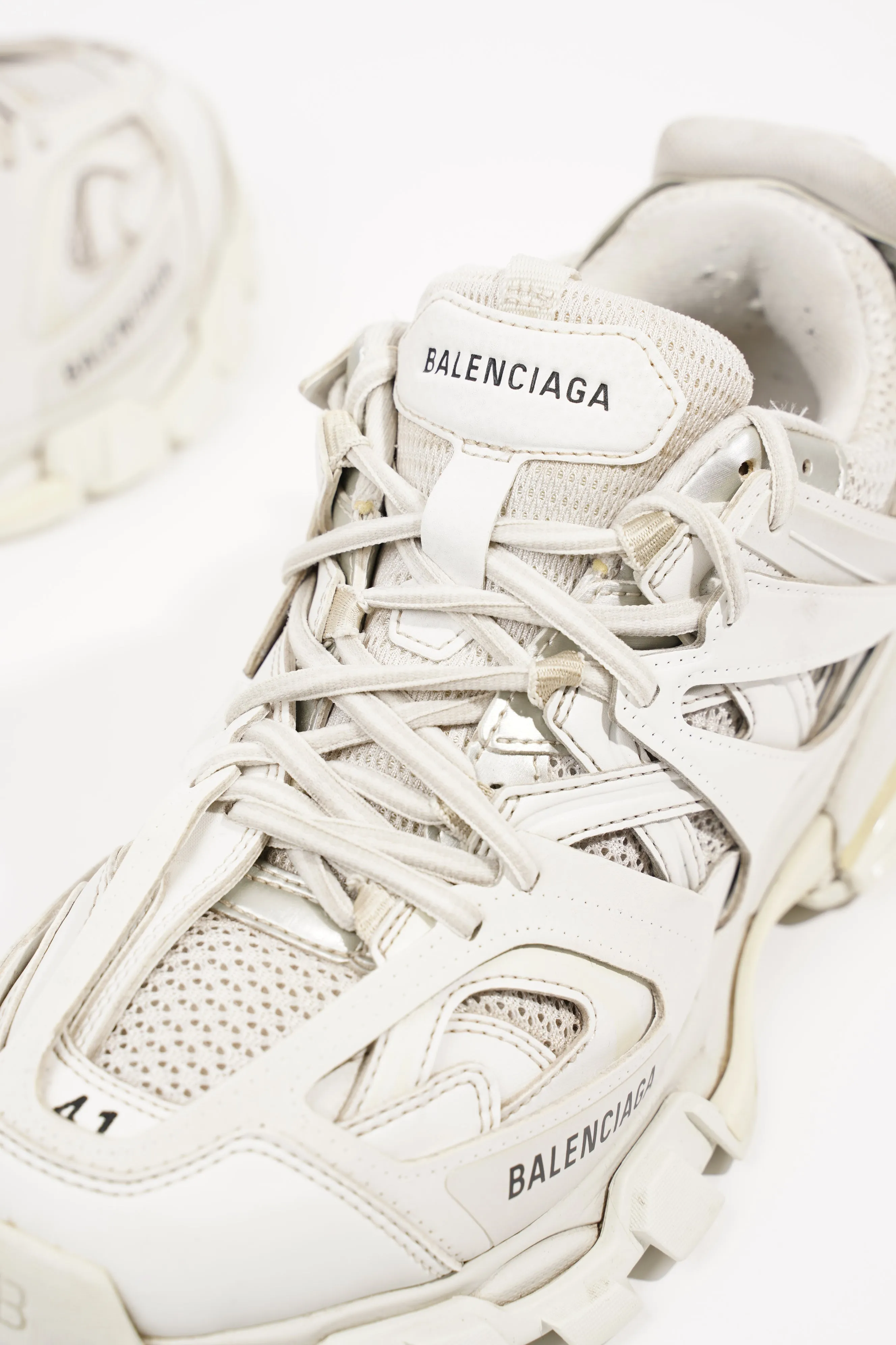 Balenciaga Mens Track White EU 41 / UK 7