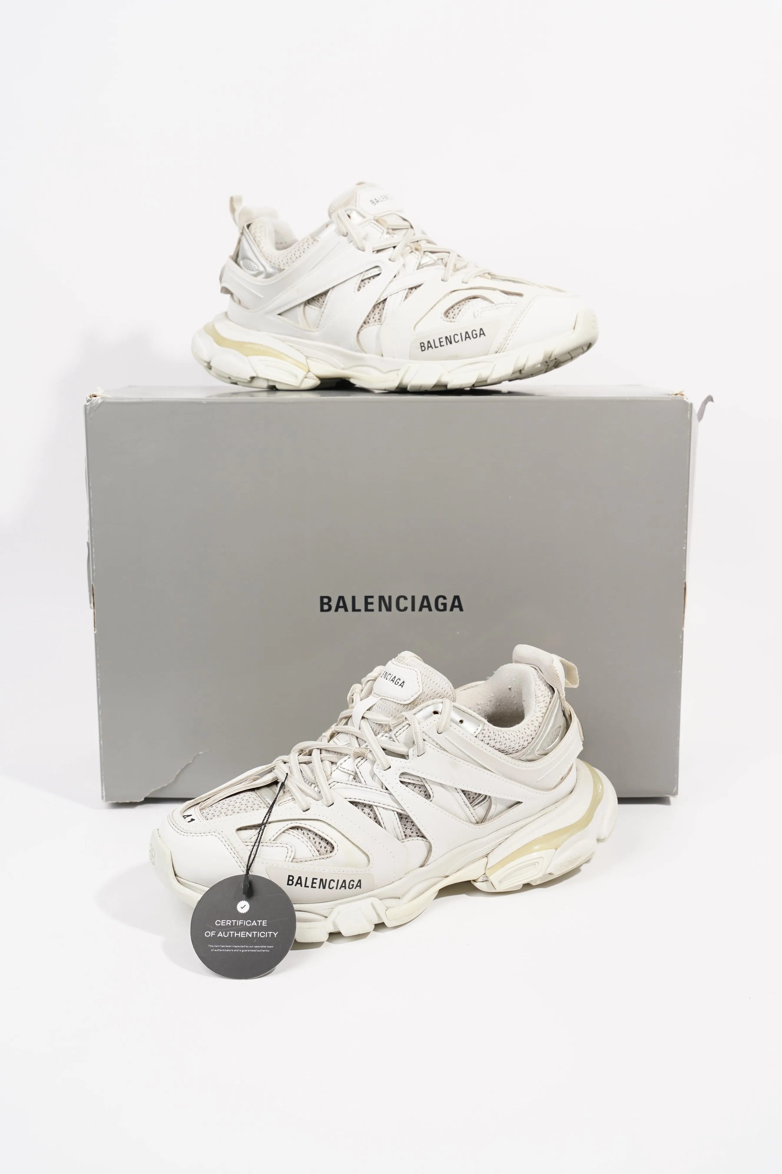 Balenciaga Mens Track White EU 41 / UK 7