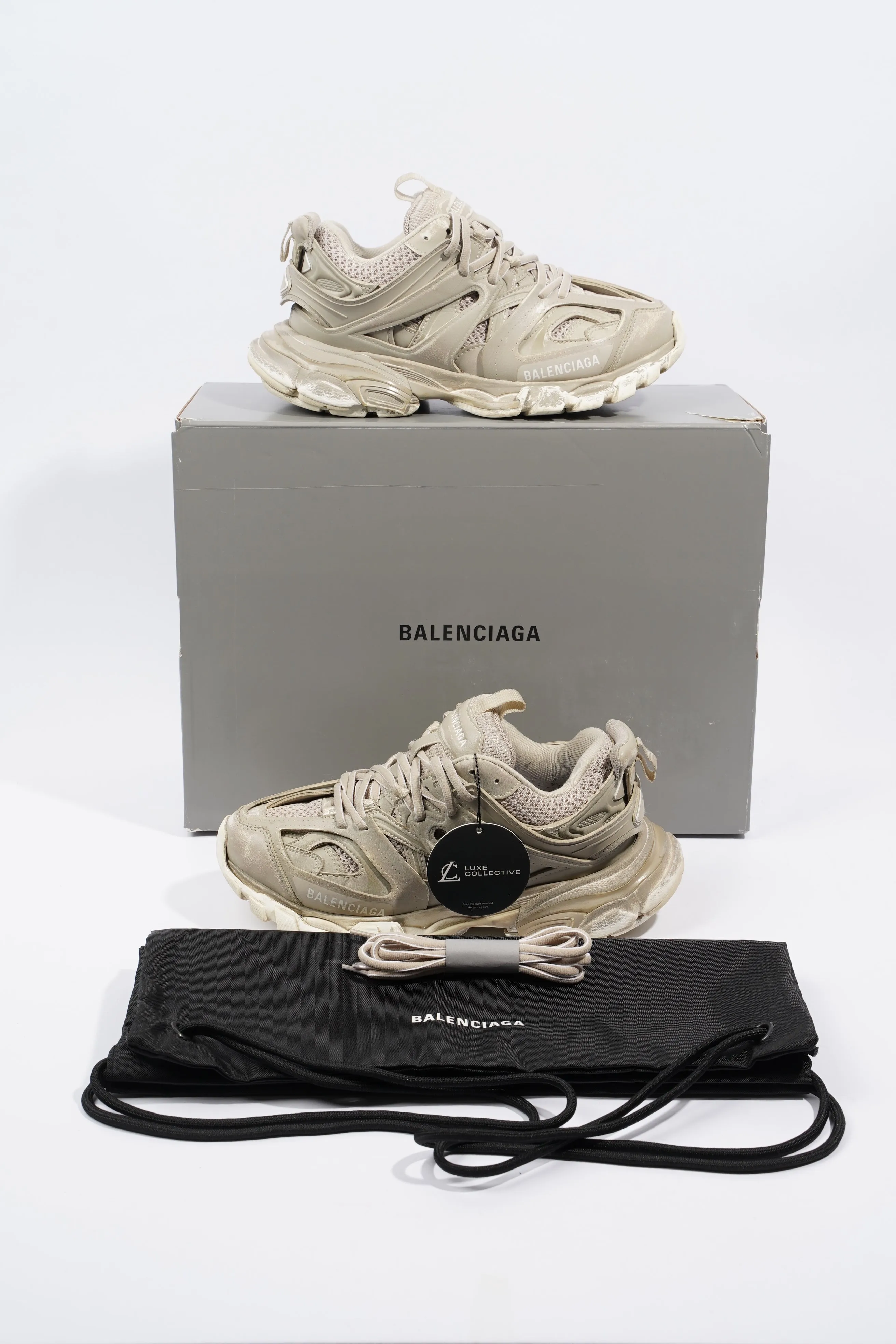 Balenciaga Track Grey Mesh EU 37 UK 4