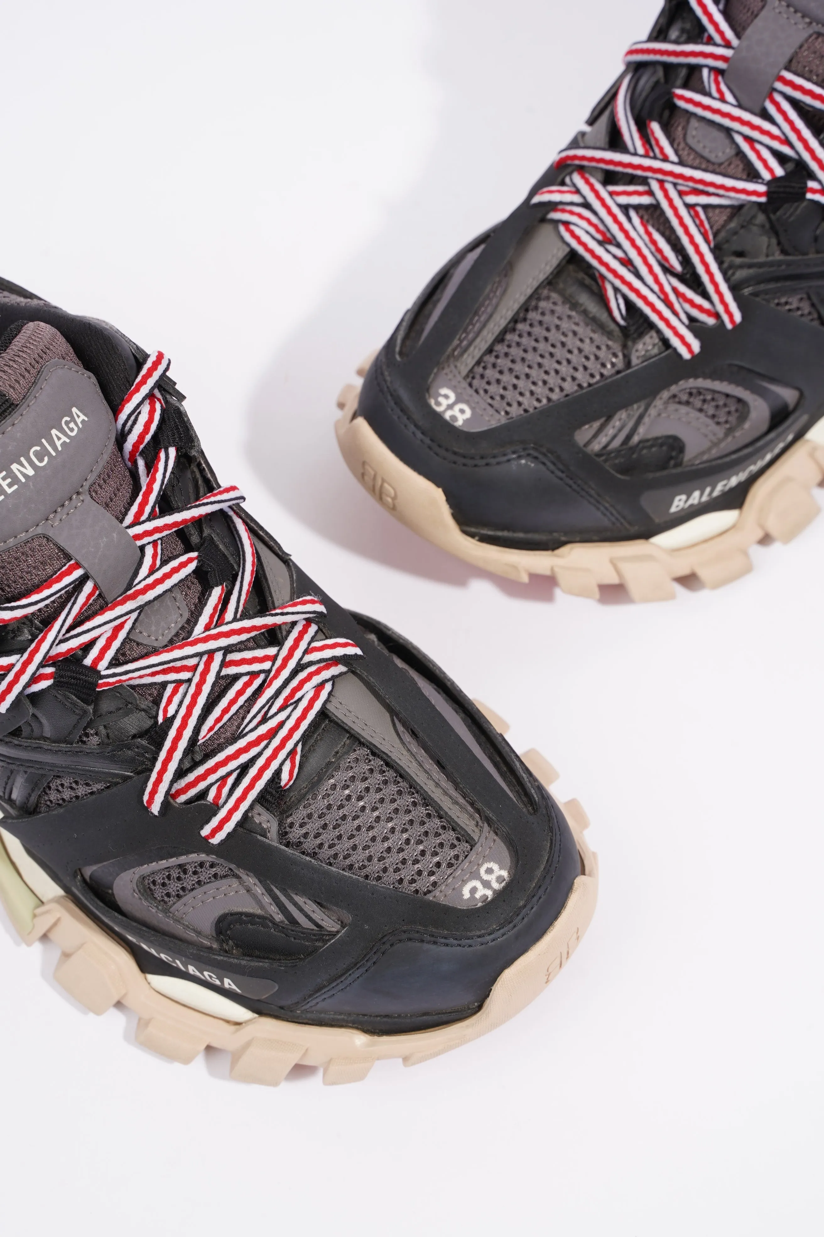 Balenciaga Track Navy / Red Mesh EU 38 UK 5