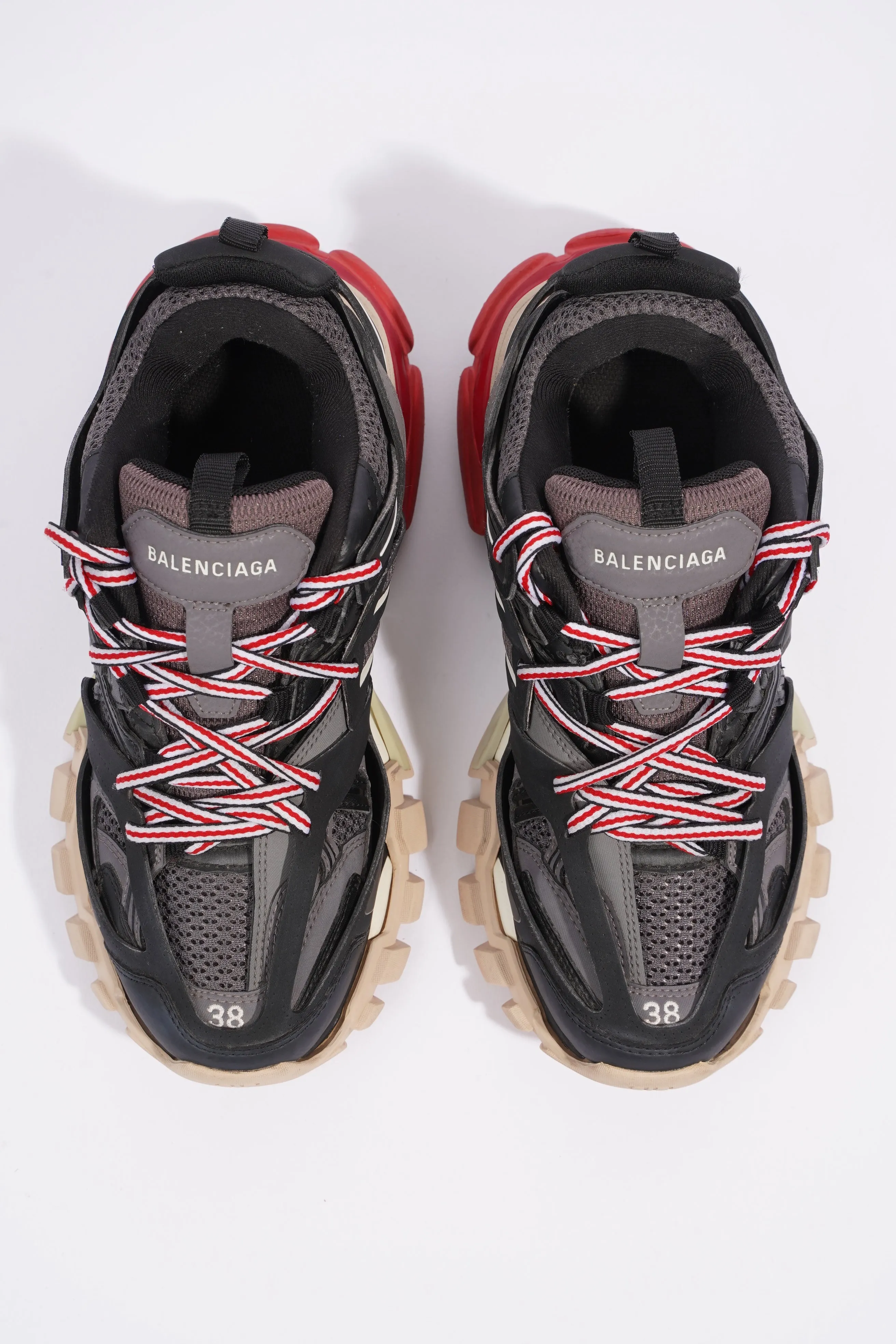 Balenciaga Track Navy / Red Mesh EU 38 UK 5