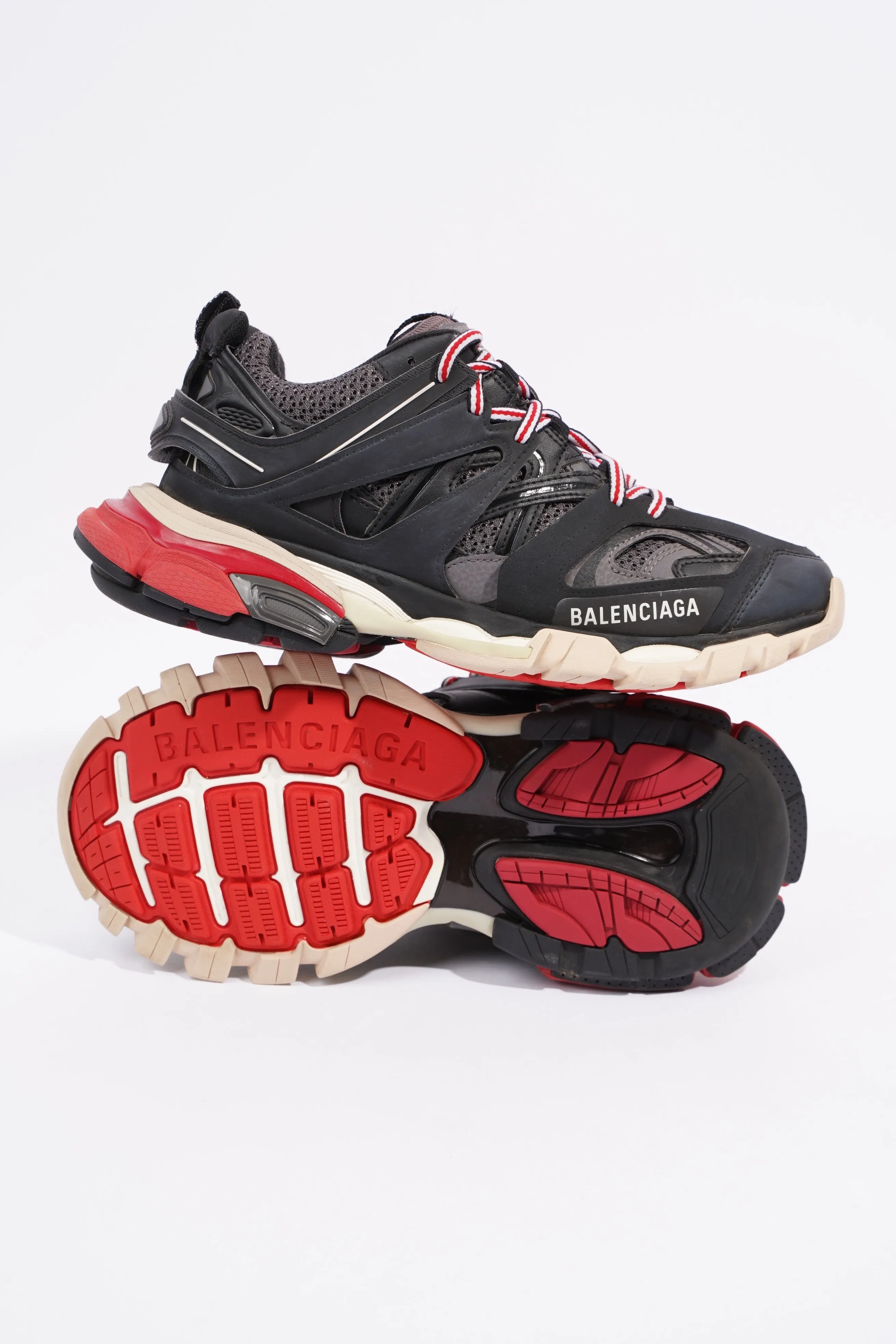 Balenciaga Track Navy / Red Mesh EU 38 UK 5