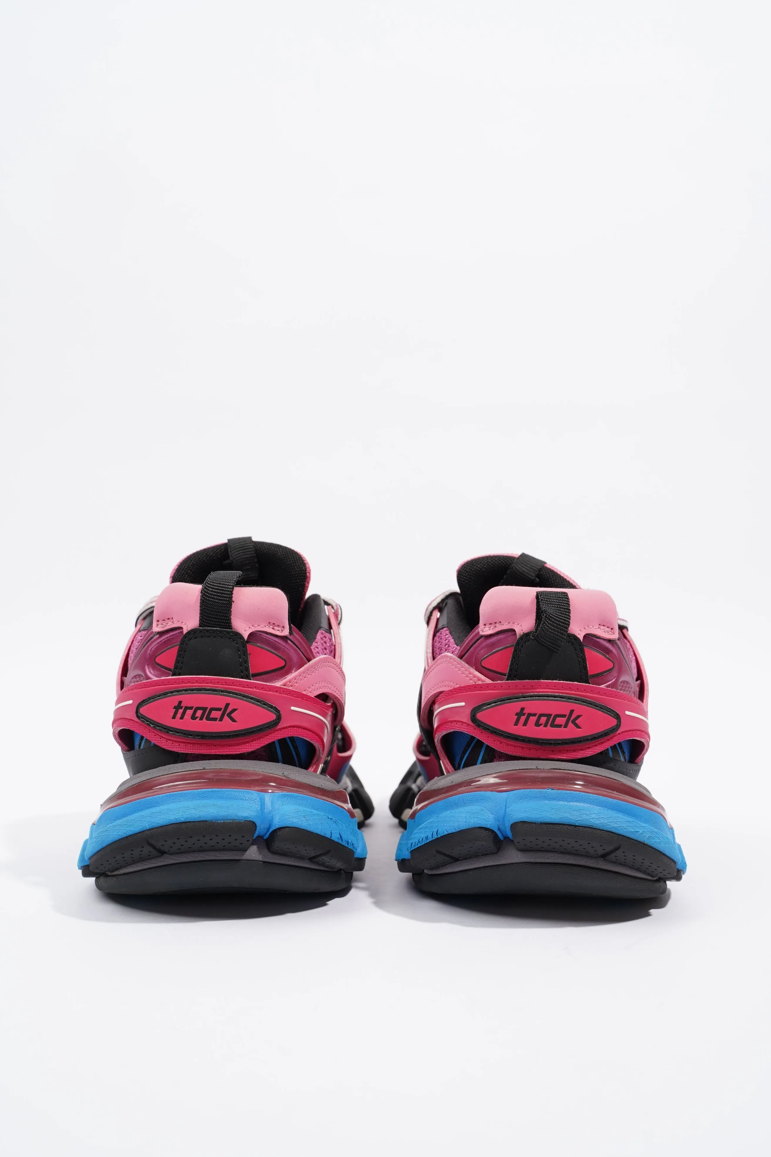 Balenciaga Track Pink / Black / Blue Mesh EU 37 UK 4