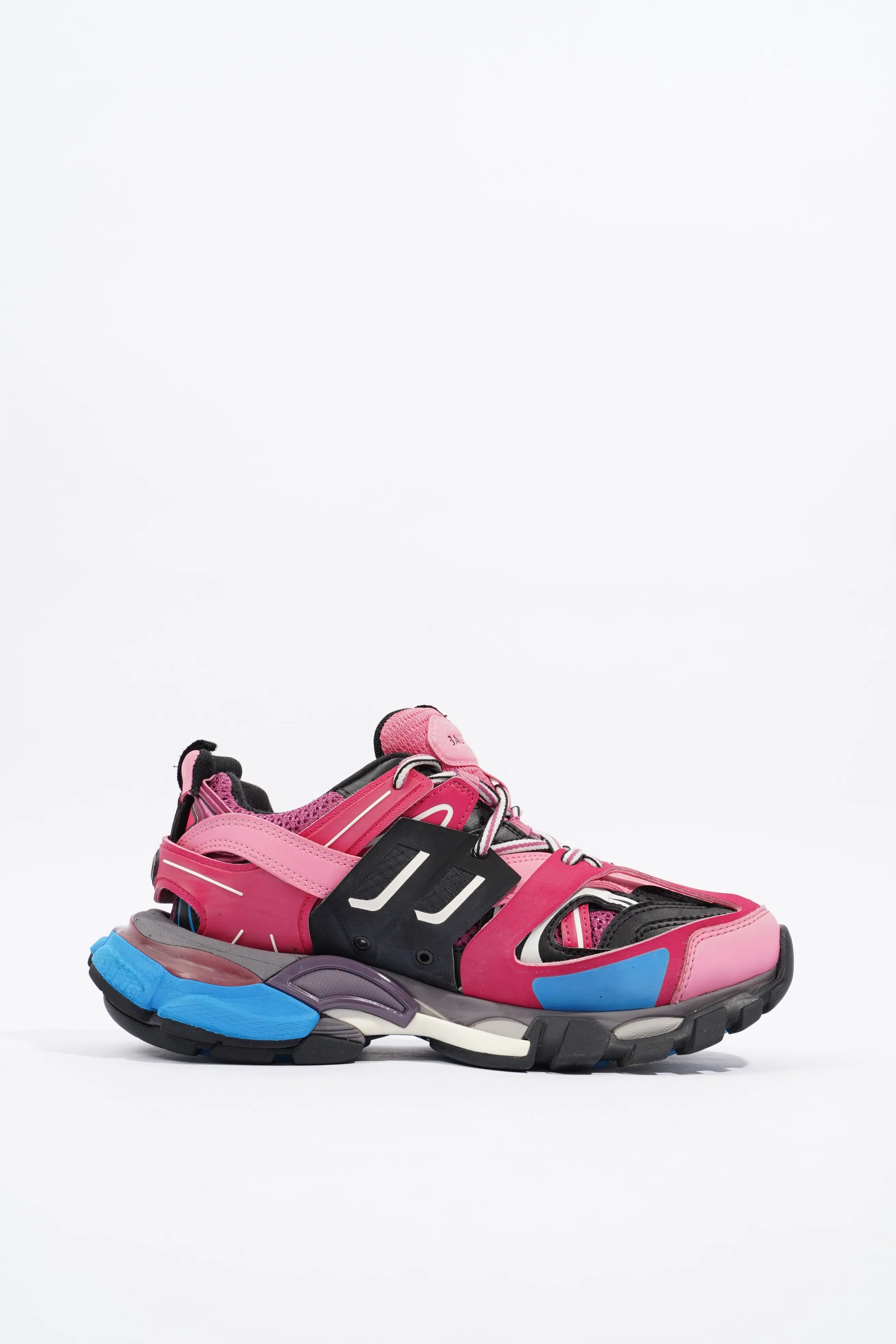 Balenciaga Track Pink / Black / Blue Mesh EU 37 UK 4