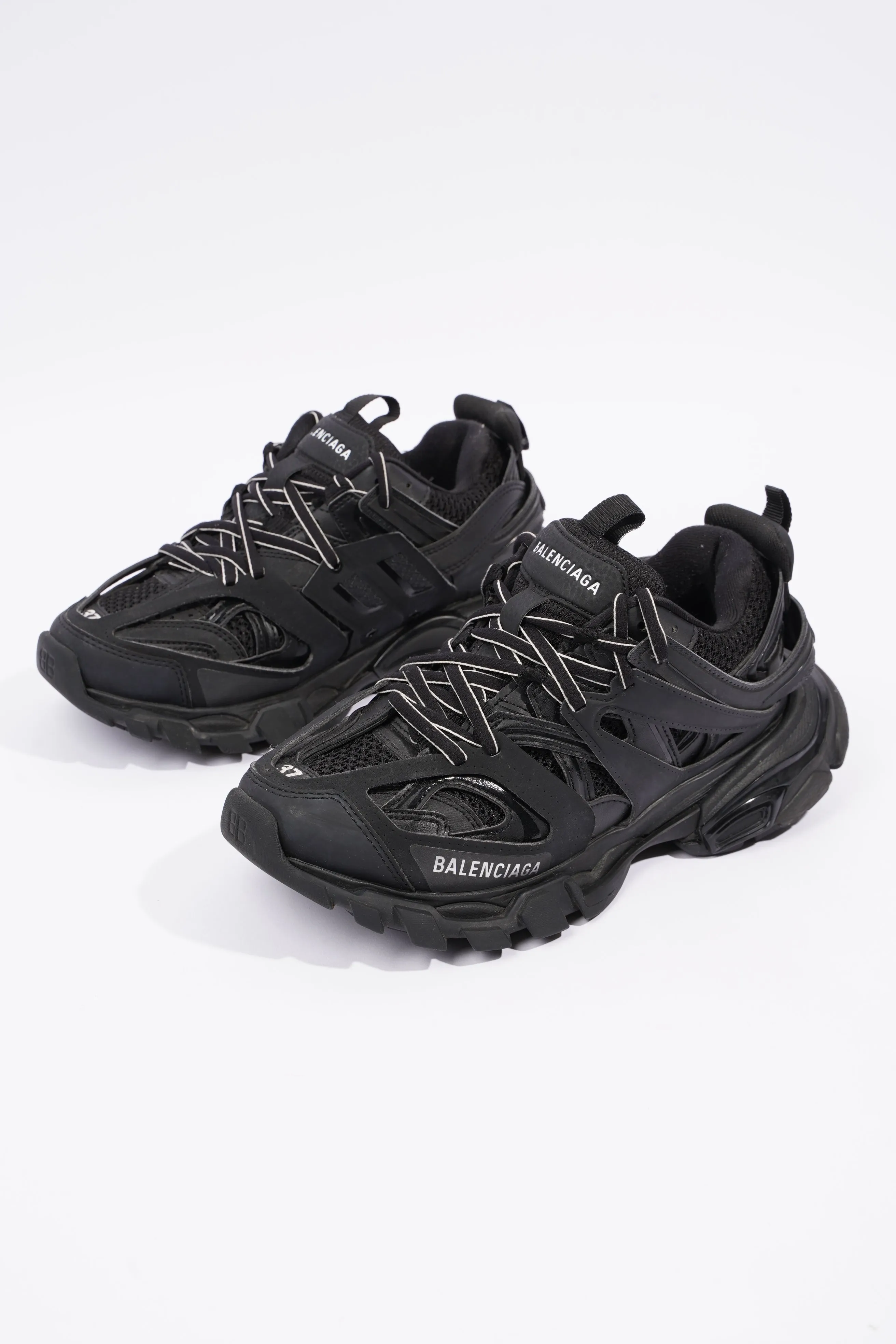 Balenciaga Womens Track Black / Clear EU 37 / UK 4