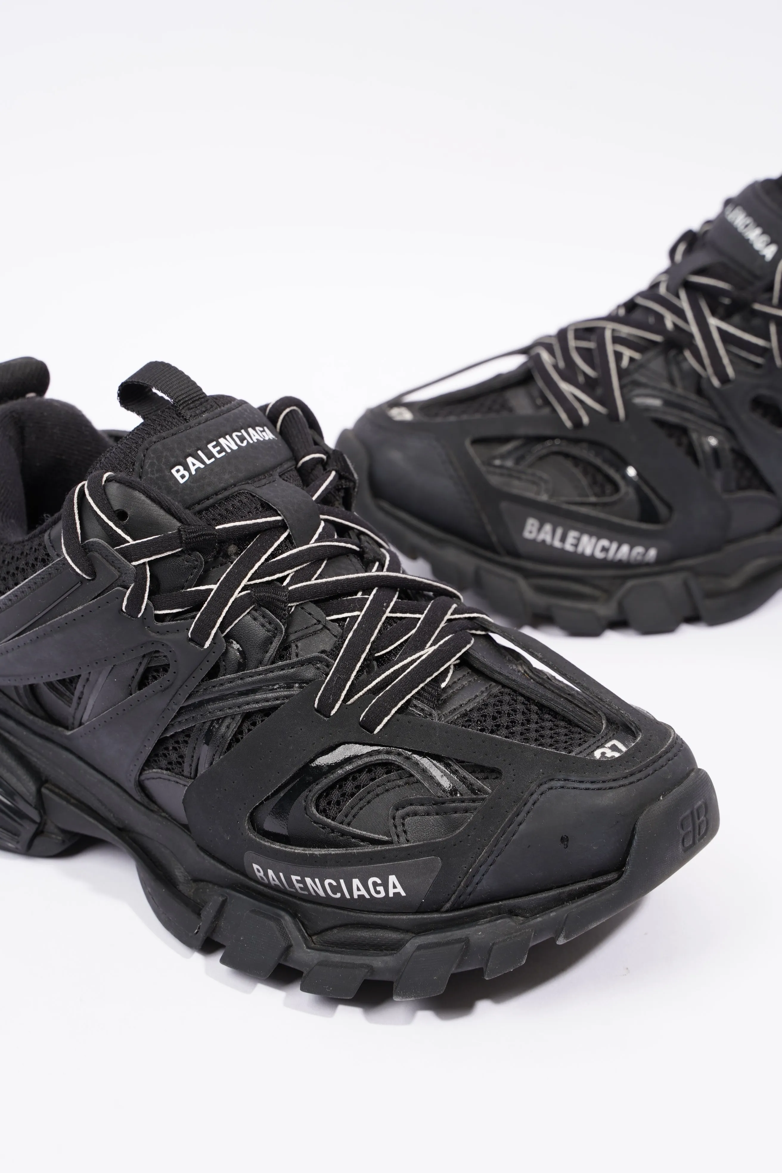 Balenciaga Womens Track Black / Clear EU 37 / UK 4