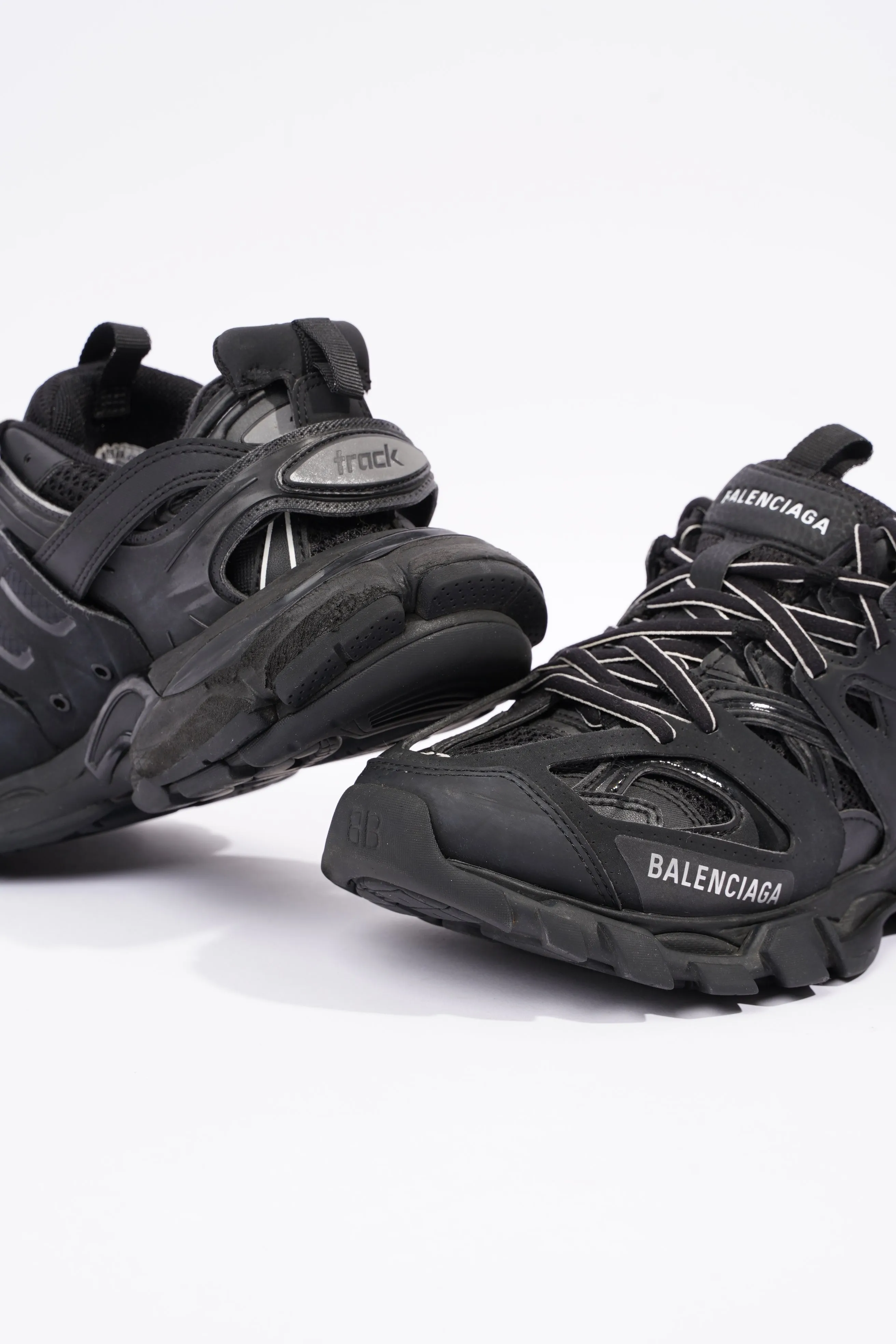 Balenciaga Womens Track Black / Clear EU 37 / UK 4