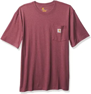 Carhartt K87 Workwear Pocket T-Shirt Blush Pink Heather (Size S)