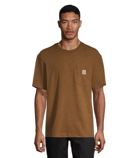 Carhartt K87 Workwear Pocket T-Shirt Brown (Size M)