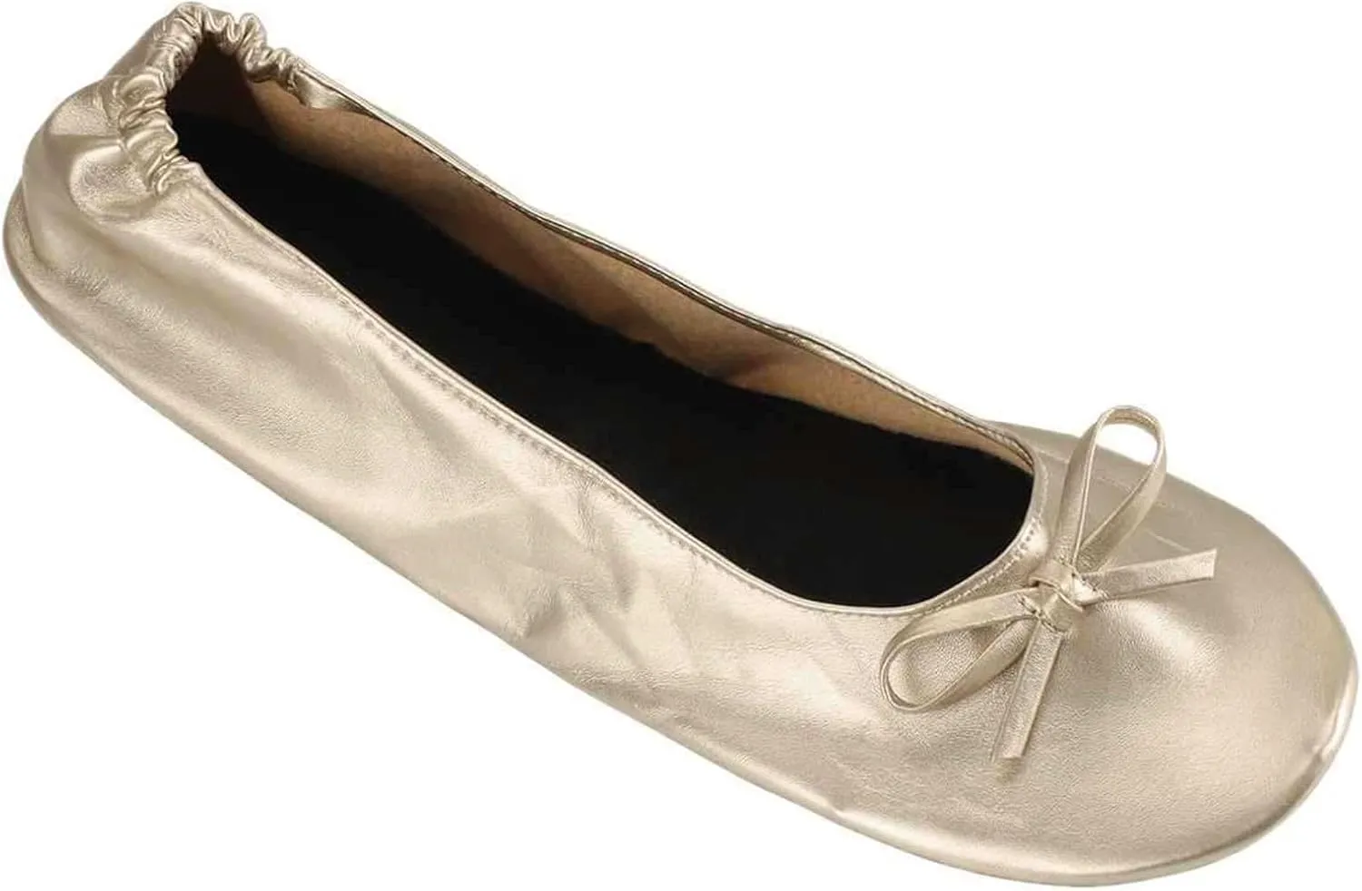Foldable Ballet Flats for Women Lightweight Slip On Dress Shoes Womens Soft Leather Lightweight Flat Shoes
