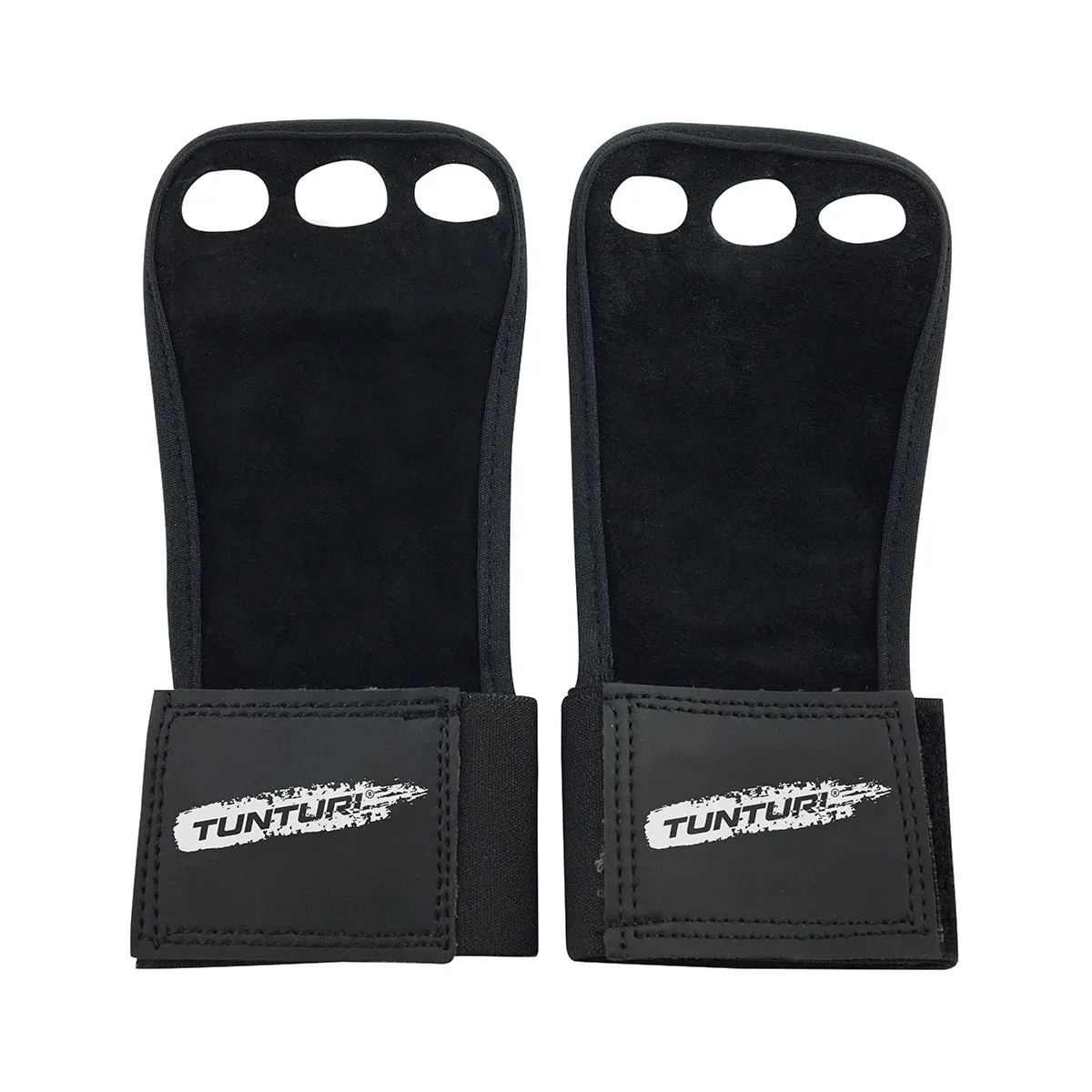 Grips - Tunturi - '3-Hole' - Lder - Sort