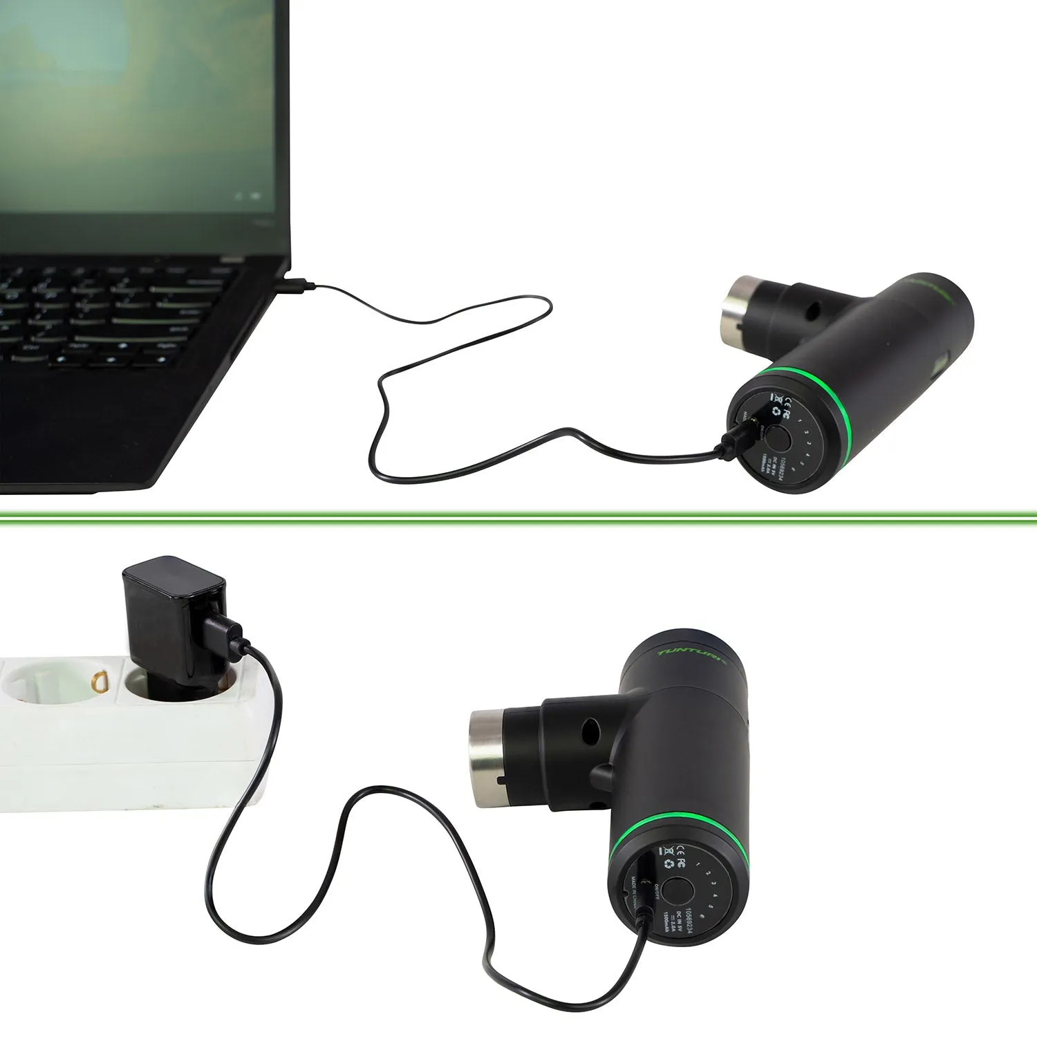 Massagepistol - Tunturi - 'Mini Massage gun' - Sort