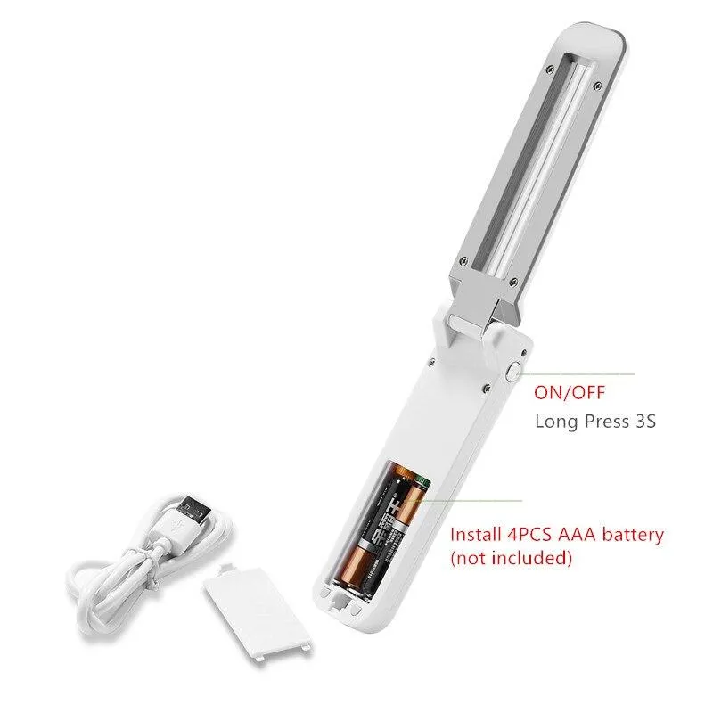 Portable UVC Sterilisation Disinfection Personal Care Traveling Steriliser Lamp