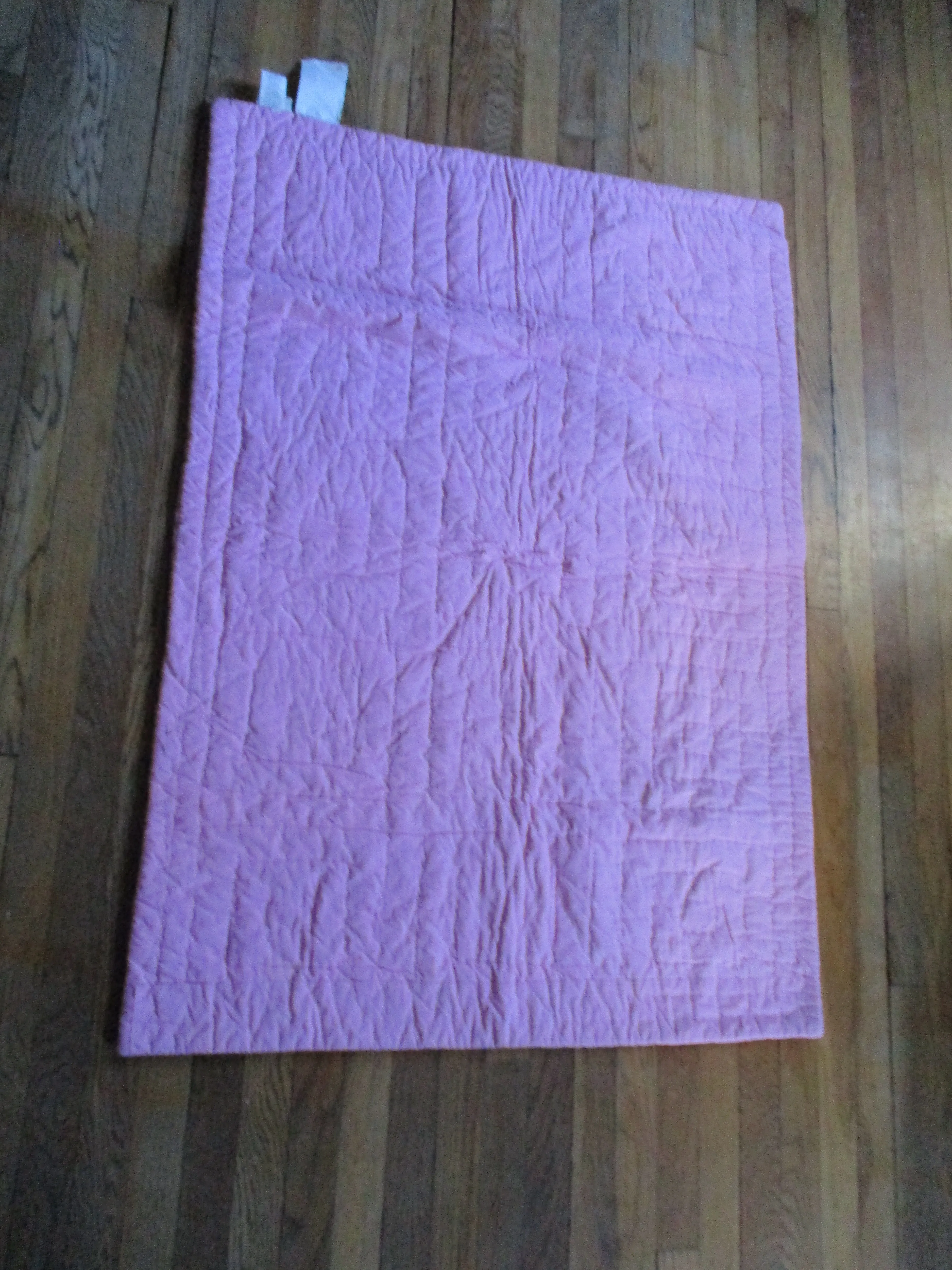 POTTERY BARN KIDS PATCHWORK CHILD QUILT BABY Crib Bedding Cover Throw PINK