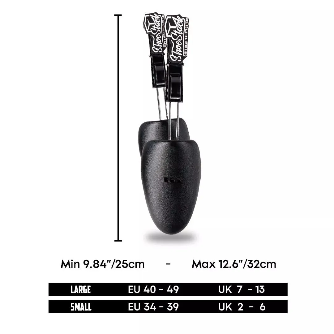Shoe Stack Adjustable Shoe Trees x2
