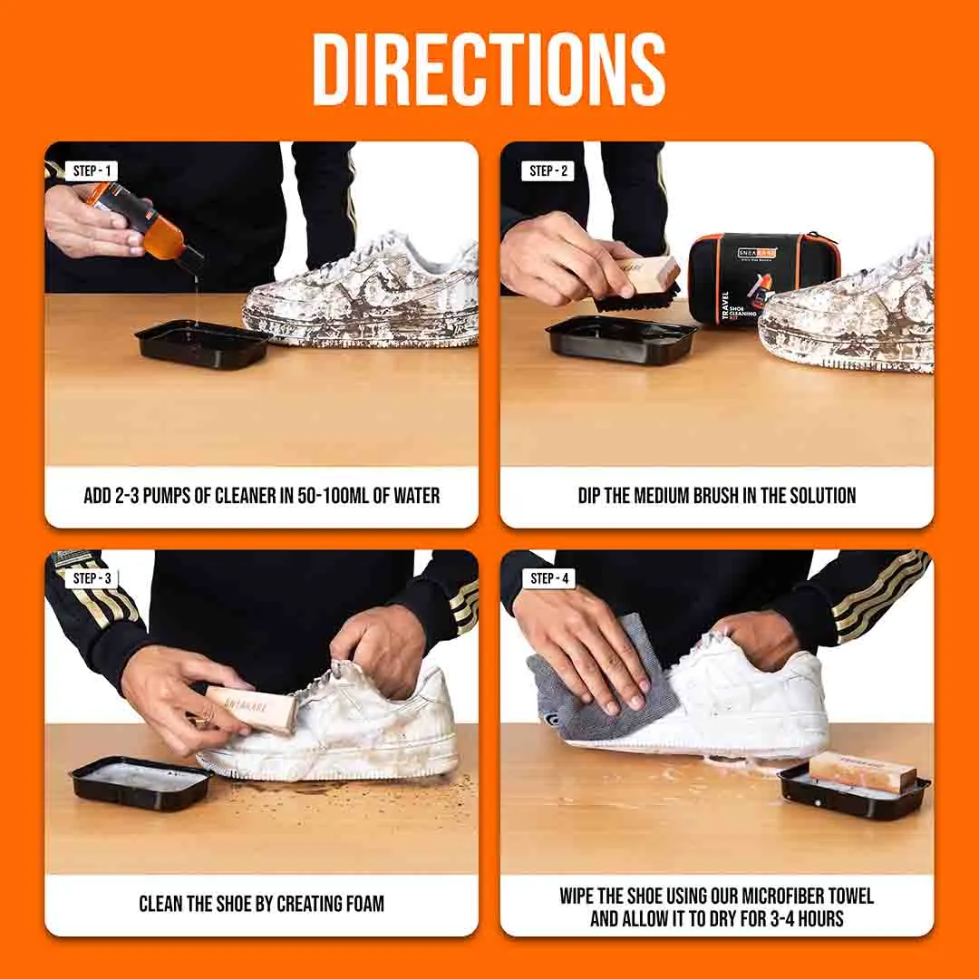 Travel Shoe Cleaning Kit
