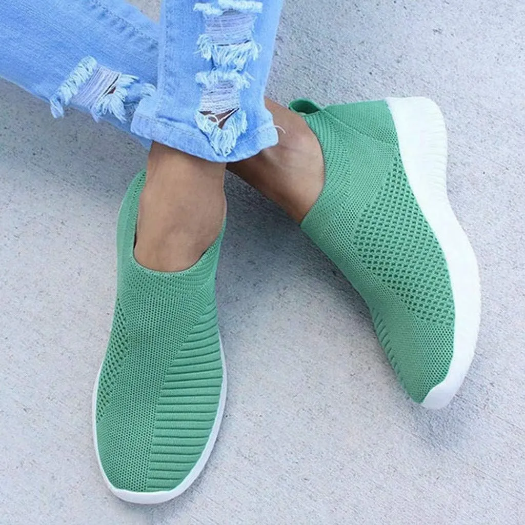 Women's Fashion Sneaker Mesh Slip On Black Non Slip Shoes for Women Comfortable Women Walking Shoes Loafers for Women 2024 High Top Sneakers for Men