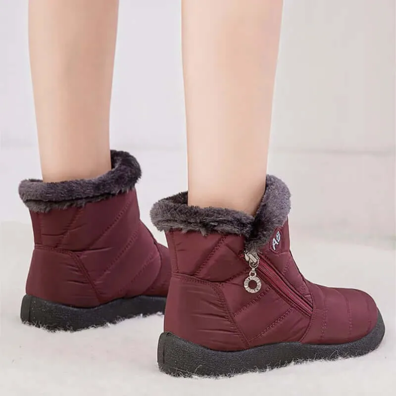 Women's Fur-Lined Casual Ankle Boots