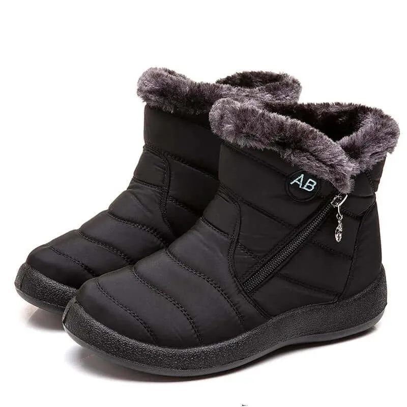 Women's Fur-Lined Casual Ankle Boots