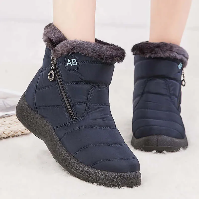 Women's Fur-Lined Casual Ankle Boots