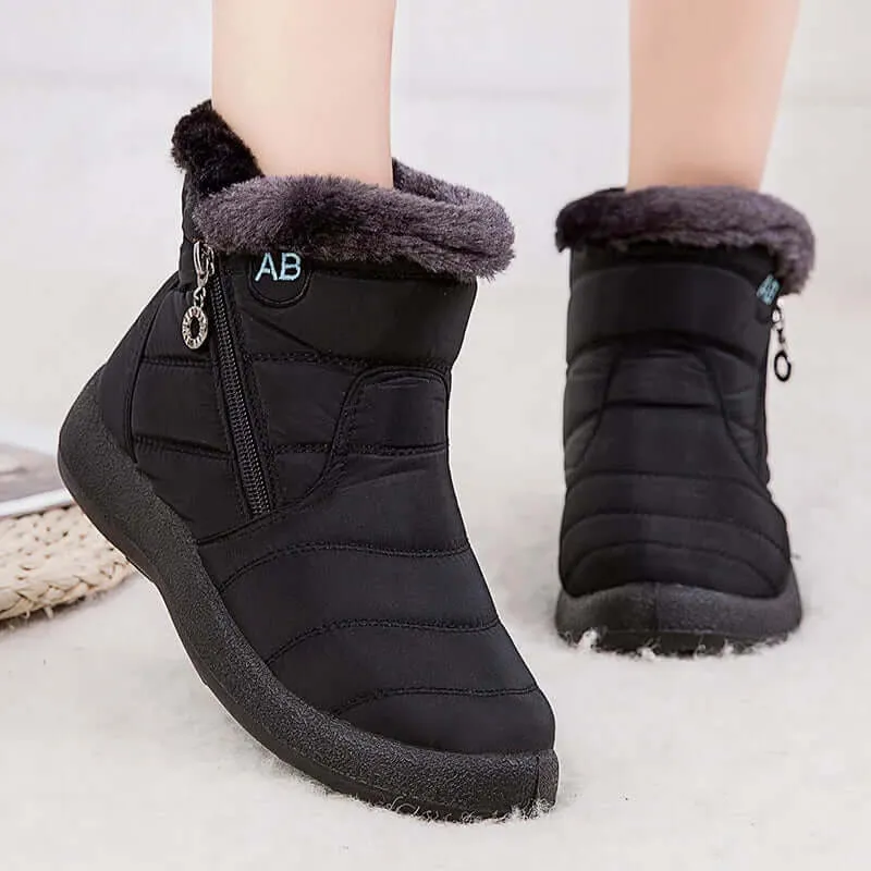 Women's Fur-Lined Casual Ankle Boots